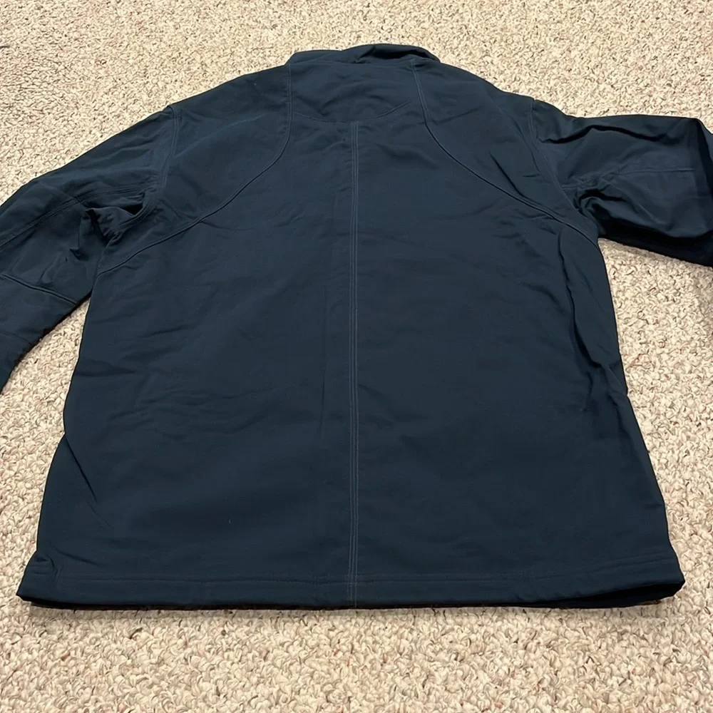 Nike Men's Fleece Softshell JAcket Sz M Navy Blue Activewear Outdoor